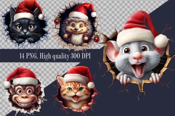 Christmas Animals Peeking out of the Wal: A Designer's Review