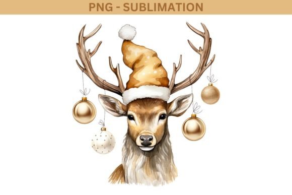 Christmas Deer Digital File for T-Shirt Review