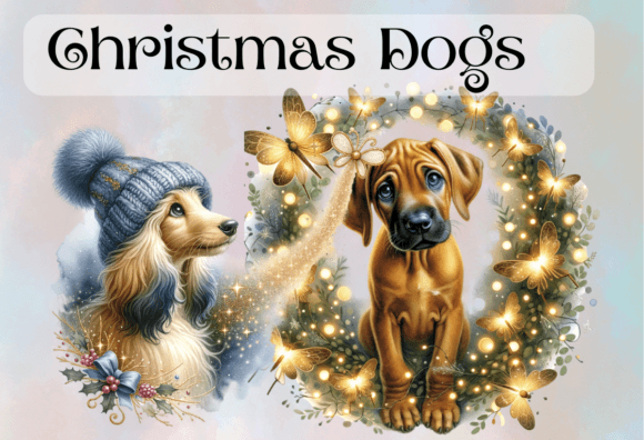 Christmas Dog Sublimation No 21: A Review for Digital Sellers