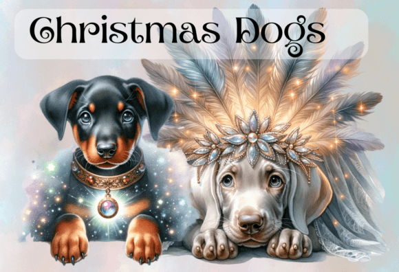 Christmas Dog Sublimation No 23: A Review for Digital Sellers