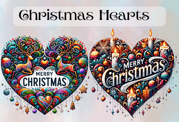 Christmas Hearts Sublimation Png No 5 Review for Crafters