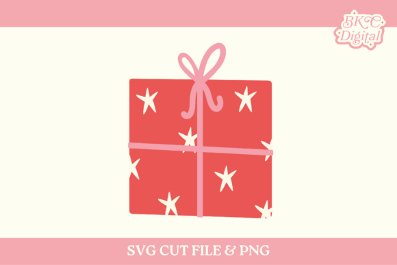 Christmas Present SVG PNG: Elevate Your Blog with Modern Illustrations