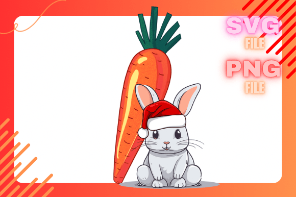Cute Christmas Bunny Carrot: A Designer's Review of Seasonal Illustrations
