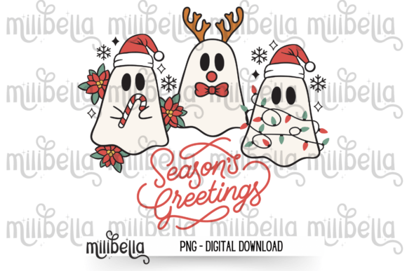 Ghostly Season Greetings Christmas Illustrations Review