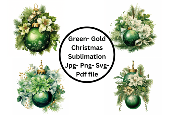 Green and Gold Christmas Sublimation: A Crafter's Review