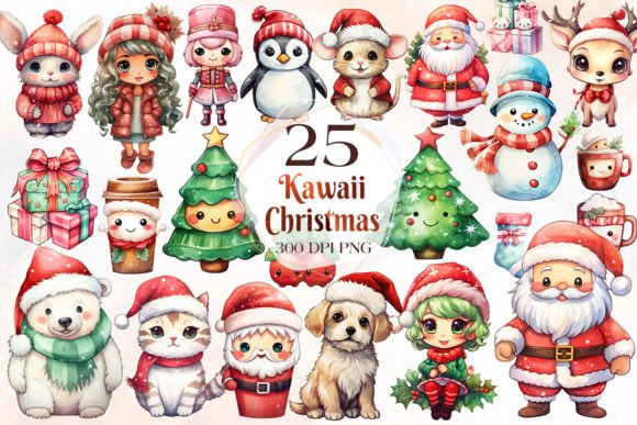 Kawaii Christmas Sublimation Clipart Review