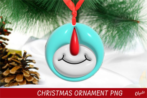 Snowman Christmas Ornament PNG: 3D Infla Review
