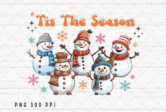 Tis the Season Snowman Retro Christmas Review