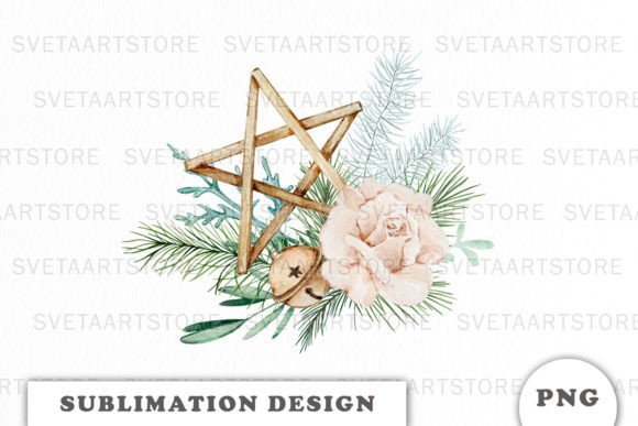 Watercolor Christmas Composition Sublima: A Designer's Review of Seasonal Illustrations